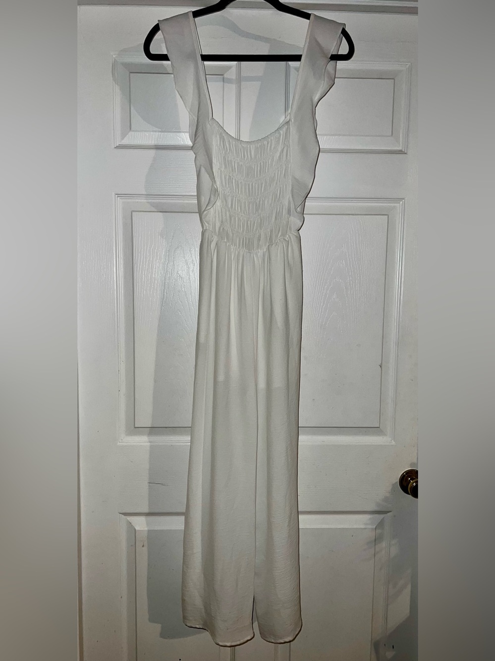 L Love white jumpsuit